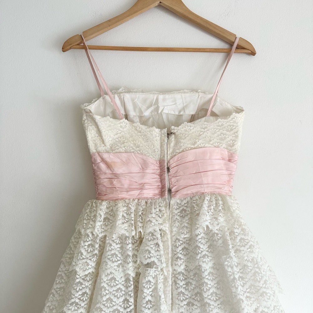 Vintage 1950’s Party Dress Wedding Gown - Picture 10 of 12